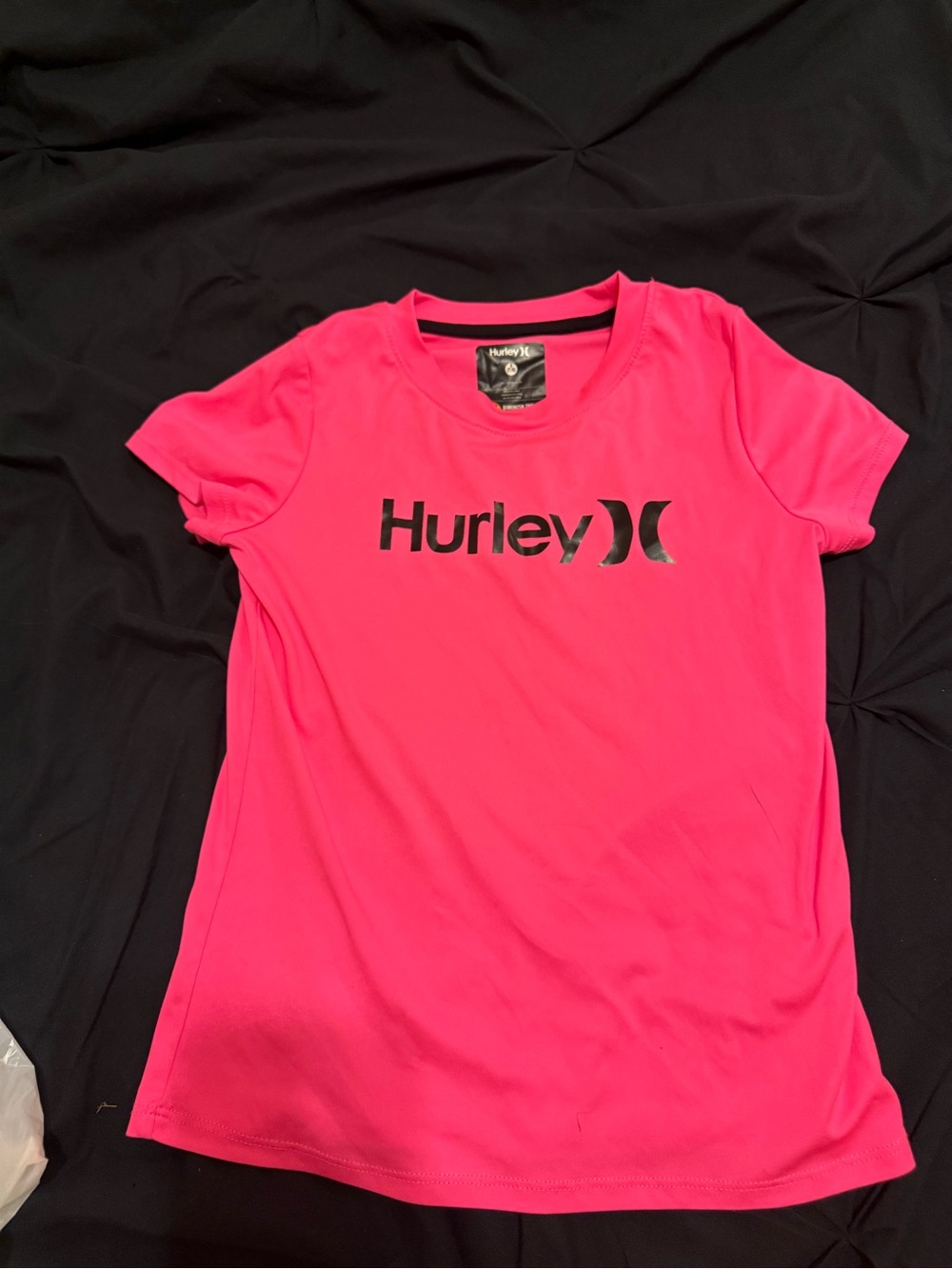 Hurley Girl’s Hot Pink Logo Tee
